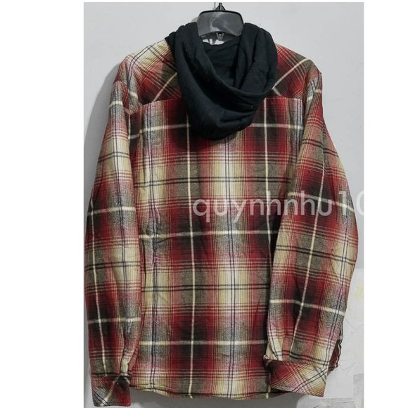 NWT Legendary Outfitters men shirt jacket in red - Picture 6 of 7